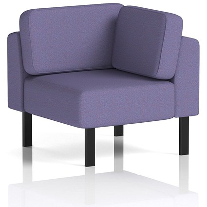 Brixworth Modular Seating Corner Unit, With Black Legs, In Synergy Fabric, Order