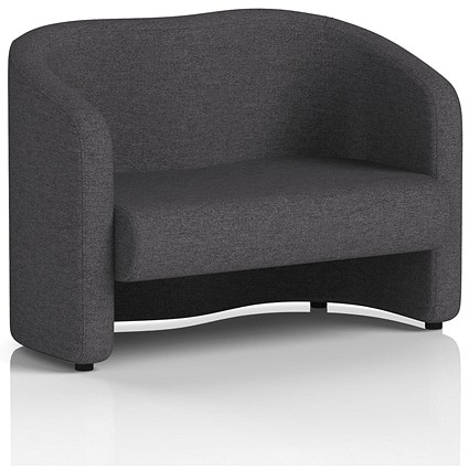 Lamport 2 Seater Sofa, With Black Feet, In X2 Fabric, Arithmetic