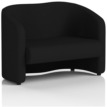 Lamport 2 Seater Sofa, With Black Feet, In X2 Fabric, Diameter