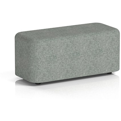 Harlestone Small Rectangular Stool, In Rivet Fabric, Prime Body And Top