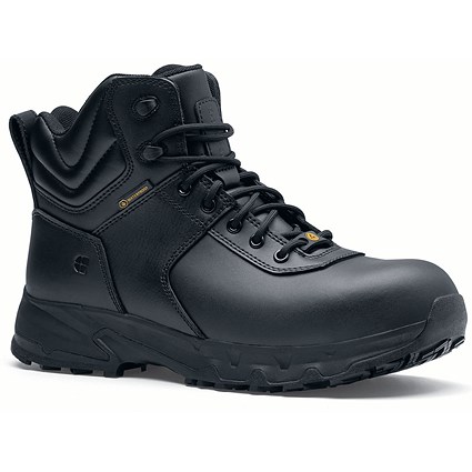 Shoes For Crews Guard Unisex Mid Leather Waterproof S3 Boots, Black, 8