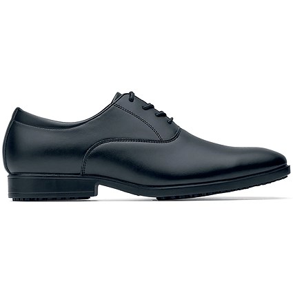 Shoes For Crews Ambassador II Mens Leather Dress Shoes, Black, 6