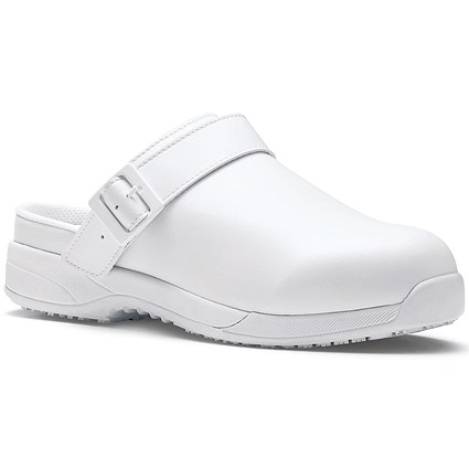 Shoes For Crews Triston Unisex OB ESR Casual Shoes, White, 4