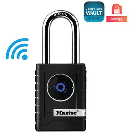 Master Lock Outdoor Bluetooth Padlock, Black