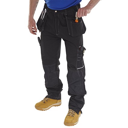 Beeswift Shawbury Multi Purpose Trousers, Black, 40T