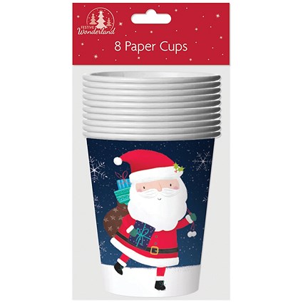 Christmas Paper Cups, 9oz, Pack of 96