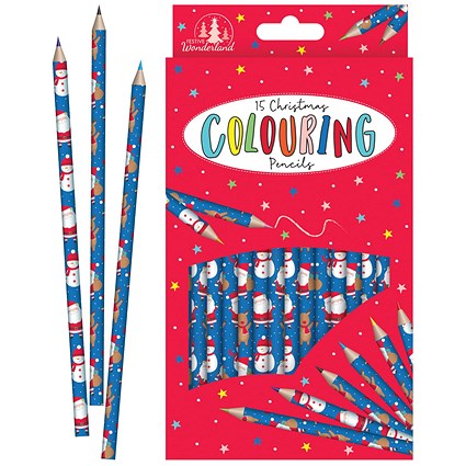 Christmas Colouring Pencils, Pack of 180