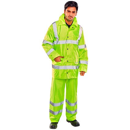 Beeswift Lightweight En471 En343 Suit, Saturn Yellow, Small