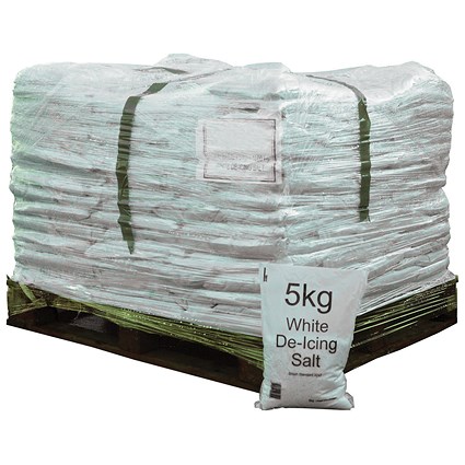 Salt Bag Pallet of 200 x 5kg Bags Complies to BS 3247