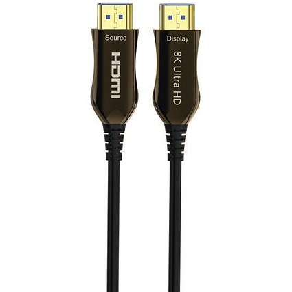 MediaRange Active Optical HDMI Cable with Ethernet 48Gbit, 10m, Black