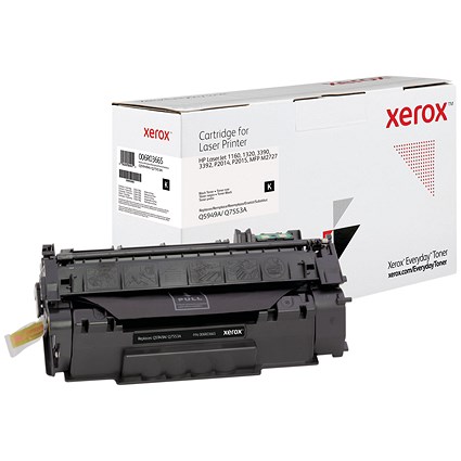 Xerox Everyday HP 49A/Q5949A 53A/Q7553A Remanufactured Compatible Toner Cartridge, Black