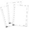 Durable Printable Insert Sheets for Ticket Holders, 150 x 67 mm, 80 Labels