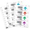 Durable Printable Insert Sheets for Ticket Holders, 150 x 67 mm, 80 Labels