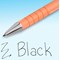 Paper Mate FlexGrip Ultra Retro Ballpoint Pens Medium 1.0mm Tip Black Ink (Pack 5)