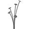 Alba Festival Coat Stand, 5 Pegs, Black