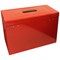 ValueX Cathedral Metal Suspension File Box Foolscap Red -