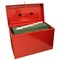 ValueX Cathedral Metal Suspension File Box Foolscap Red -