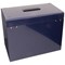 ValueX Cathedral Metal Suspension File Box A4 Blue -