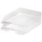 Durable Clear Stackable Letter Tray Document Organiser Paper File, A4+, Clear