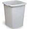 Durable Durabin Square Food & Freezer Safe Waste Recycling Bin, 90 Litre, Grey