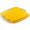 Durable Durabin Square Recycling Bin Lid, Food & Freezer Safe, 90 Litre, Yellow