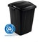 Durable Durabin Eco Strong Recycled Plastic Waste Recycling Bin, 90 Lite, Black