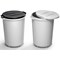 Durable Durabin Food & Freezer Safe Round Bin Base, Strong & Easy Grip Handles, 40 Litre, Grey