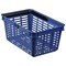 Durable Erganomic Stackable Shopping Basket, 19 Litres, Blue