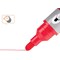 Nobo Liquid Ink Whiteboard Pens, Bullet Tip, Red, Pack of 10