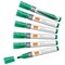 Nobo Liquid Ink Whiteboard Pens, Bullet Tip, Green, Pack of 10