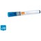 Nobo Liquid Ink Whiteboard Pens, Chisel Tip, Blue, Pack of 10