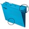 Rexel Classic Foolscap Reinforced Suspension File with Dividers, Blue, Pack of 10