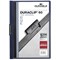 Durable A4 Duraclip Folders, 6mm Spine, Midnight Blue, Pack of 25