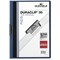 Durable A4 Duraclip Folders, 3mm Spine, Dark Blue, Pack of 5