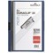 Durable A4 Duraclip Folders, 3mm Spine, Dark Blue, Pack of 5