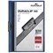 Durable A4 Duraclip Folders, 6mm Spine, Dark Blue, Pack of 5