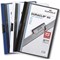 Durable A4 Duraclip Folders, 6mm Spine, Dark Blue, Pack of 5