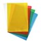 Durable A4 Transparent Cut Flush Folders, Assorted, Pack of 100