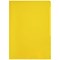 Durable A4 Clear Plastic Cut Flush Document Wallet Folders, Yellow, Pack of 100