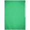 Durable A4 Clear Plastic Cut Flush Document Wallet Folders, Green, Pack of 100