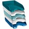 CEP Riviera by Cep Letter Trays Assorted Colours (Set of 5) -