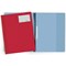 Durable A4+ Clear View Folder with Labelling Window, Blue, Pack of 25