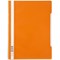 Durable A4 Clear View Project Folder Document Report File, Orange, Pack of 25