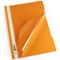 Durable A4 Clear View Project Folder Document Report File, Orange, Pack of 25