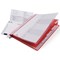 Durable A4 Personnel Document Report File with Suspension Rail Retail Pack, Red