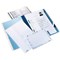 Durable A4 Personnel Document Report File with Suspension Rail, Blue