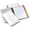 Durable Divisoflex A4 5 Part Organiser File Folder with Index Tabs, Blue