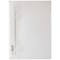 Durable A4 Clear View Folder, White, Pack of 50