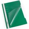 Durable A4 Clear View Folder, Green, Pack of 50