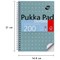 Pukka Pad Metallic Jotta Wirebound Dotted Notepad, A5, 5mm Dotted Grid, 200 Pages, Green, Pack of 3